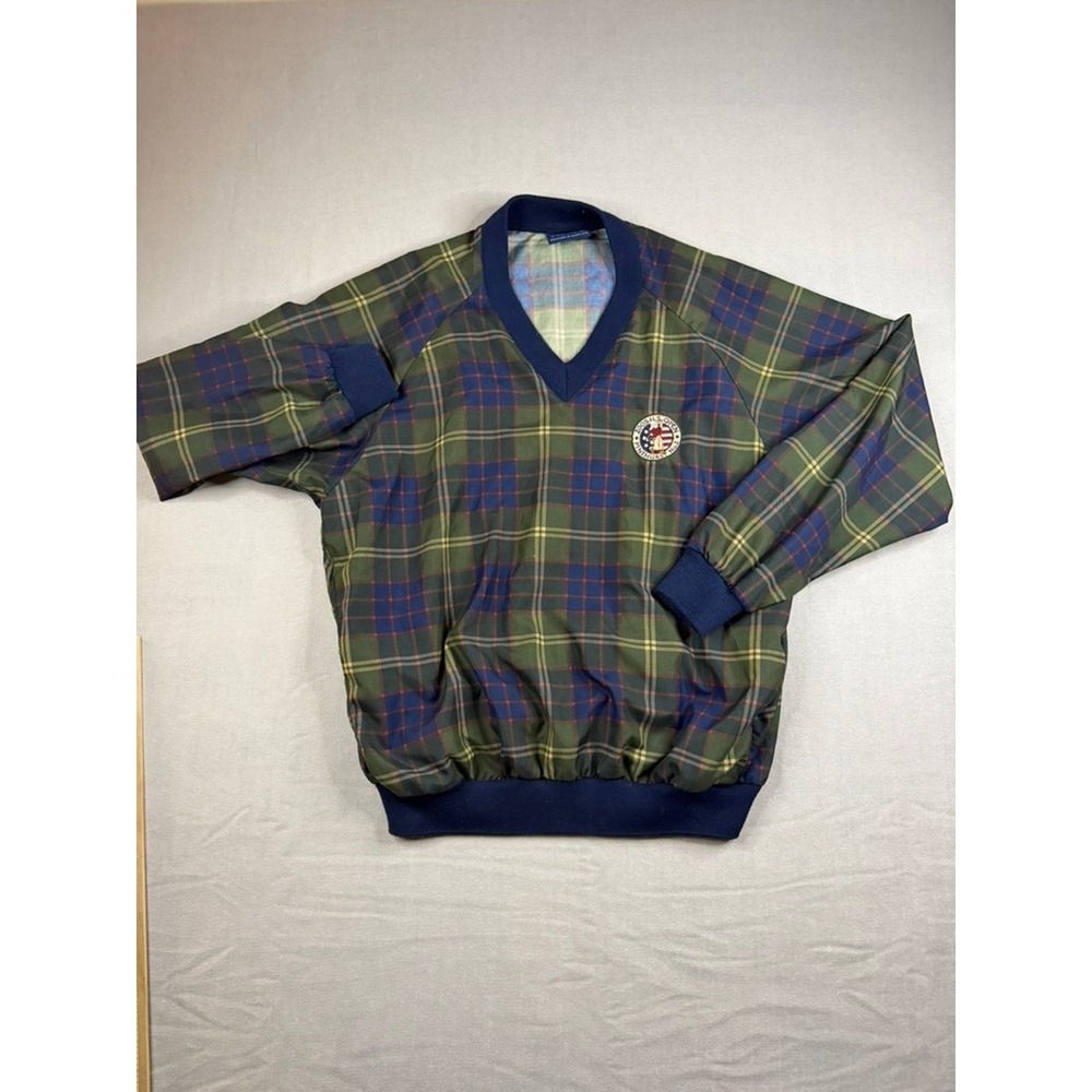 Sunderland of Scotland 2005 US Open Pinehurst No 2 Plaid Golf Windshirt Mens M